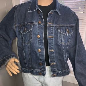 L.E.I. denim jacket size L